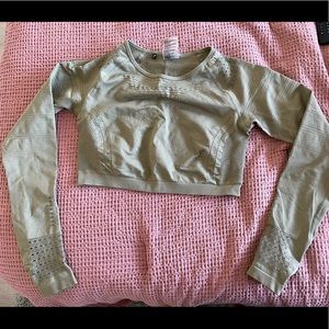 GYMSHARK CROP LONG SLEEVE